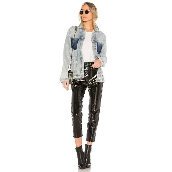 L'AGENCE Karina Jean Jacket Classic Sky Size L - Picture 4 of 10